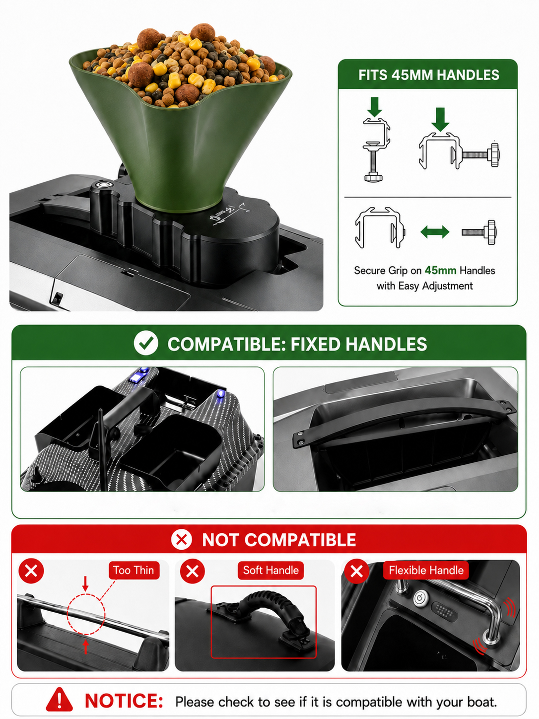 360° Rotating Bait Dispenser & - огляд і ціна Fishing Gps