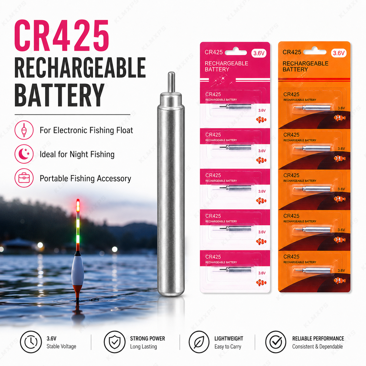 CR425 Rechargeable Battery for - огляд і ціна Fish Finder Charger
