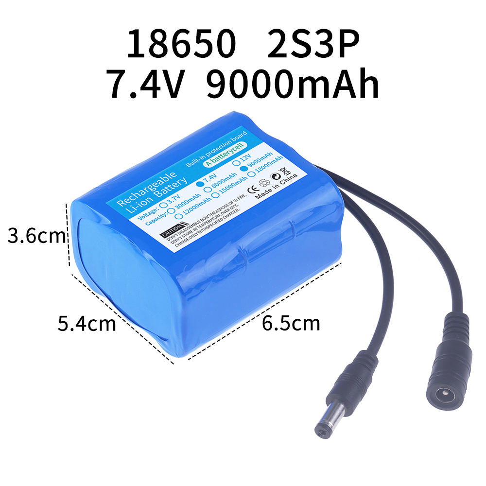 7.4V battery 3000mah/6000mah/9 - огляд і ціна Fish Finder Transducer