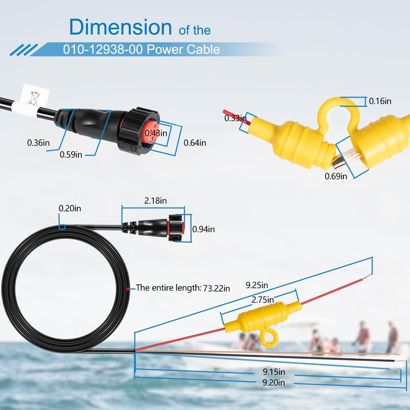 010-12938-00 Boat Power Cable  - огляд і ціна Fish Finder Cable