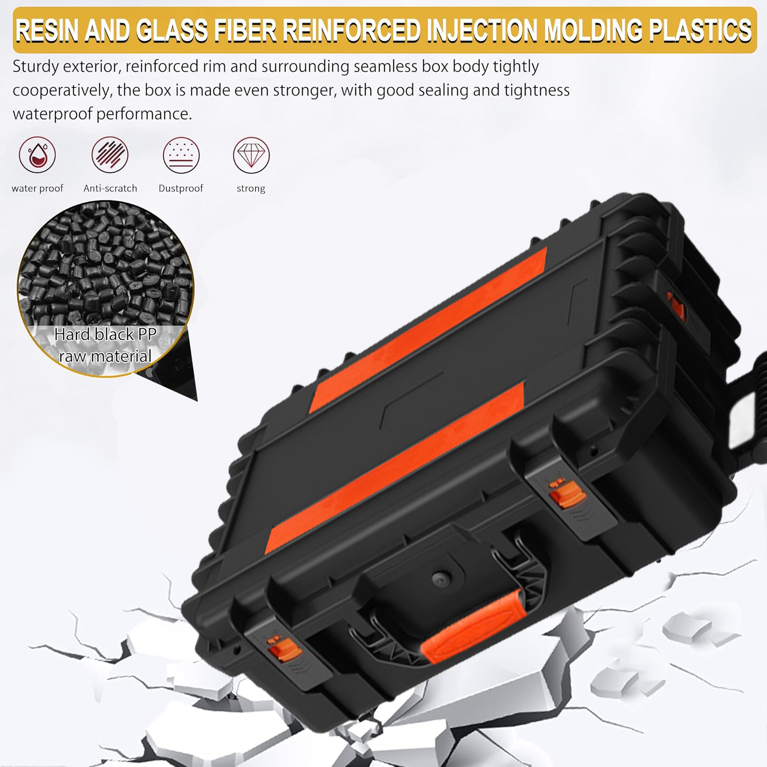 Pre Cut Foam Hard Case Waterpr - огляд і ціна Fish Finder Case