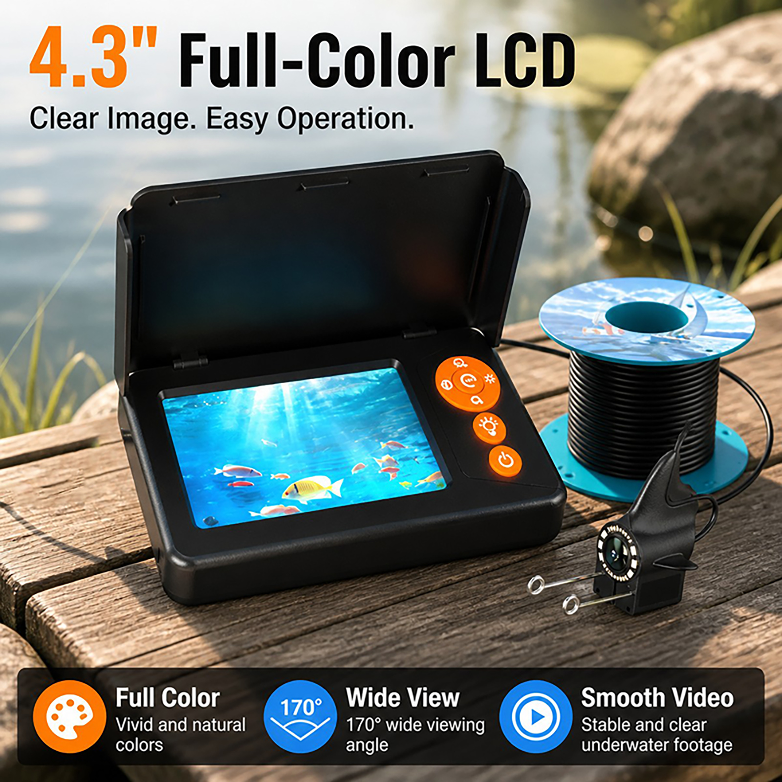 1080P HD Underwater Camera Fis - огляд і ціна Fishing Depth Finder