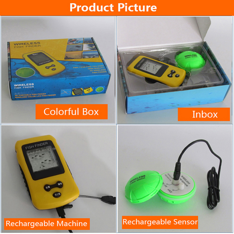 Brand New KDR Colorful Wireles - огляд і ціна Fish Finder Transducer