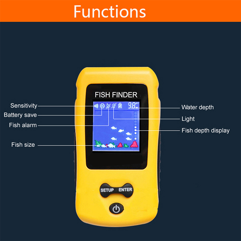 Brand New KDR Colorful Wireles - огляд і ціна Fish Finder Transducer